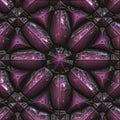 3d octagonal purple black geometric fractal pattern