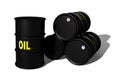 3d oil barrels