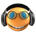 3d orange emoticon smile