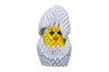 Origami - hatching chick Royalty Free Stock Photo