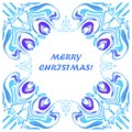 3d ornament,color pattern with shadow,modern ukrainian design,computer graphics,merry christmas!Place for text