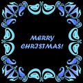 3d ornament,color pattern with shadow,modern ukrainian design,computer graphics,merry christmas!Place for text