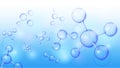 3d oxygen atoms, chemistry science formula. Molecular horizontal banner, chemical graphic structure, glass bio elements