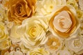 3D paper flower wall, decor idea or backdrop for weddings, baby shower, birthday or tea parties