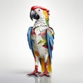 High-quality 3d Parrot Fashion With Czech Pilsner Product Photography