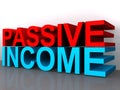 Passive income sign