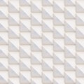 3D pattern made of white and beige geometric shapes Royalty Free Stock Photo