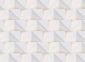 3D pattern white and beige geometric shapes Royalty Free Stock Photo