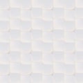 3D pattern made of white and beige geometric shapes Royalty Free Stock Photo