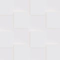 3D pattern made of white and beige geometric shapes Royalty Free Stock Photo