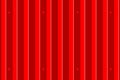 3D pattern of wavy metal slate. Corrugated fence, background of red corrugated metal surface. Royalty Free Stock Photo