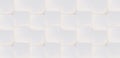 3D pattern of white and beige geometric shapes Royalty Free Stock Photo