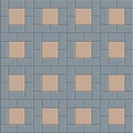 3D pavement tile floor