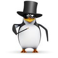 3d Penguin is a magician