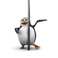 3d Penguin pole dancing
