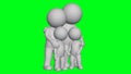 3D people - small family