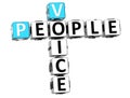 3D People Voice Crossword
