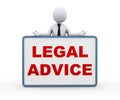 3d person presenting legal advice