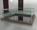 3D Photo-realistic, Stainless steel Railing