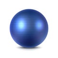 3d pilate or pilates ball isolated. Vector gym.