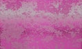 3D pink and silver metallic wall texture with rusted grunge effect