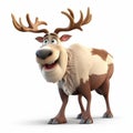 3d Pixar Caribou: Lifelike Renderings Of Adventure-themed Cartoon Reindeer