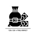 2D pixel perfect glyph style tight budget icon