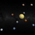 3d planets Royalty Free Stock Photo