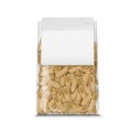 3D Plastic Pasta Bag With Clear Paper Label