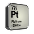 3d Platinum element