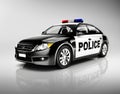 3D Police Car with Siren