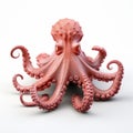 3d Polygonal Octopus Render With Precise Nautical Detail