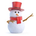 3d Posh snowman points