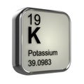 3d Potassium element