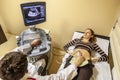 4D Pregnancy Ultrasonic Scan Royalty Free Stock Photo