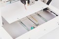3d print in action Customizable 3d Print. Royalty Free Stock Photo