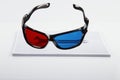 3D Print: anaglyphic Red Blue glasses and wrench.