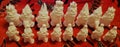 3D Print Gnome Chess Set Pieces Royalty Free Stock Photo