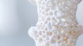 A 3D Printed Bone Structure Royalty Free Stock Photo