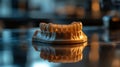 3D printed dental model Royalty Free Stock Photo