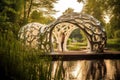 4d printed eco-friendly structures in nature