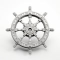 3d Printed Metal Ship Wheel - Highly Detailed Boat Wheel Design