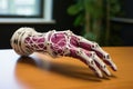 3d printed neuroprosthetic limb prototype Royalty Free Stock Photo