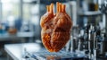3d printed organ in a lab setting symbolizes future of organ transplants Royalty Free Stock Photo
