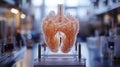 3d printed organ in a lab setting symbolizes future of organ transplants Royalty Free Stock Photo