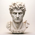 3d Printed Roman General Aslan: Dada-inspired Octane Render With Iconic Pop Culture References