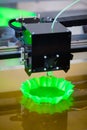 3d printer in action Royalty Free Stock Photo