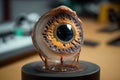 3d printer creates synthetic human eye, created with Generative AI technology