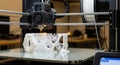 3D Printer Creating Complex Structure Royalty Free Stock Photo