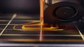 A 3D printer masterfully brings to life a spare part of your order. The process of printing a part on a 3D printer